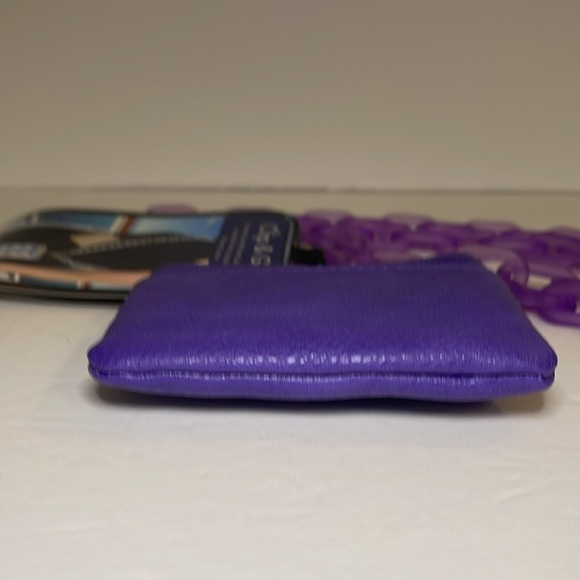 Brand New Save the Girls Clip & Go Purple Phone Crossbody - Picture 3 of 13